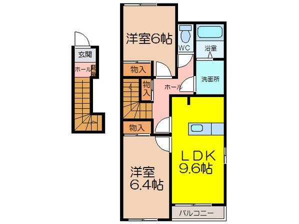 セントラーザ乙柳の物件間取画像